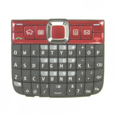 Tastatura Nokia E63 QWERTY roșu rubin