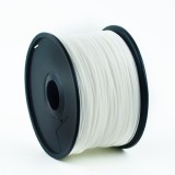 FILAMENT GEMBIRD pt. imprimanta 3d PLA 1.75mm diamentru 1Kg / bobina aprox. 330m topire 190-220 grC white "3DP-PLA1.75-01-W"