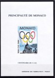 DB1 Centenar Comitetul International Olimpic Sport Olimpiade Monaco 1994 SS MNH NDT