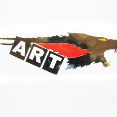 Abtibild negru+rosu "ART" Cod:DZ-53