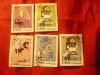 Serie mica Ajman 1967 - Basme Arabe, 5 val. stampilate, Stampilat