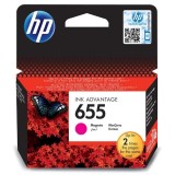 HP original ink CZ111AE, HP 655, magenta, 600str.