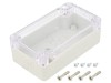 Carcasa Universala HAMMOND IP65 Policarbonat Ritec 65x115x40mm RZ0203C Gri Transparent UL94V-2