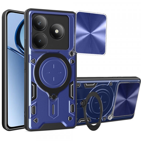 Husa pentru Realme C63 / C61, Techsuit, CamGuard Pro, Albastra