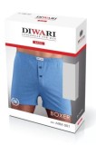 Boxeri din bumbac barbati, Diwari MBX 001 - Fumo, XXL