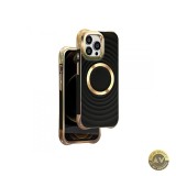 Husa MagSafe pentru Apple iPhone 15 Pro OEM Circle Glam Neagra