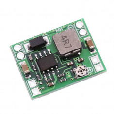 DC-DC converter step-down IN: 4.5-28V, OUT: 0.8-20V (3A) mini 4R7 LM2596 (DC319) foto