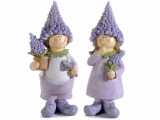 Cumpara ieftin Set 2 figurine polirasina violet Copii 9x7.5x20 cm