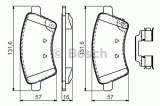 Set placute frana,frana disc FIAT SEDICI (FY) (2006 - 2016) BOSCH 0 986 494 584