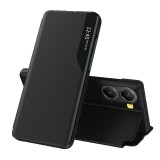 Husa Xiaomi Poco X7 Pro Eco Leather View flip tip carte, negru