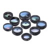 Kit obiectiv mobil APEXEL APL-DG10 10 &icirc;n 1 (negru)