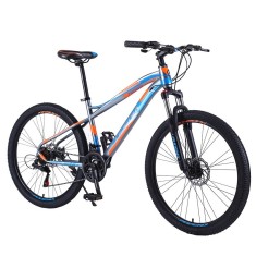 Bicicleta mountain bike, 26&amp;quot; cadru otel, roti 26 inch, 21 viteze, schimbator shimano, suspensii pe furca, frana disc, phoenix foto