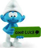Figurina - The Smurfs - Smurf cu tablita noroc | Schleich