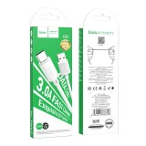 Cablu Date si Incarcare Rapida HOCO X88 USB &ndash; Tip C &ndash; 3A Alb