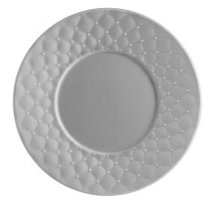 Farfurie Dessert 20.5 cm Gri Deschis Glamour foto
