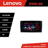 Navigatie Android Lenovo QLED 2K 8+256 pentru Mercedes ML W164 si GL X164