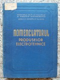 Nomenclatorul Produselor Electrotehnice, Colectiv, 1956, Romana, Oped-meeie, Carte Tehnica Electrica
