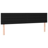 Cumpara ieftin Tablii de pat, negru, 180x5x78/88 cm, textil