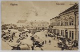 FAGARAS , PIATA UNIRII , CARTE POSTALA , 1925