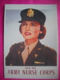 HOPCT 10477 ARMY NURSE CORPS -[MILITAR] SUA-AMERICA DE NORD-NECIRCULATA,