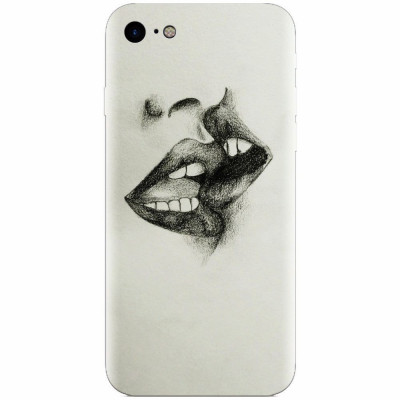 Husa silicon pentru Apple Iphone 5 / 5S / SE, Kiss foto