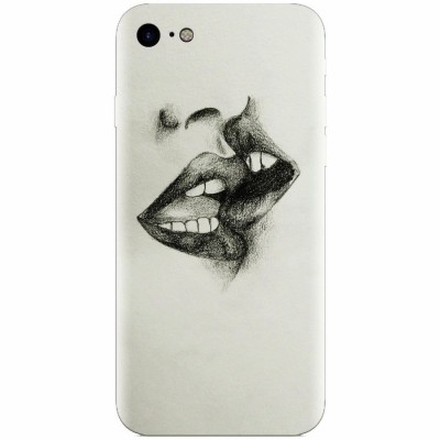 Husa silicon pentru Apple Iphone 6 Plus, Kiss foto