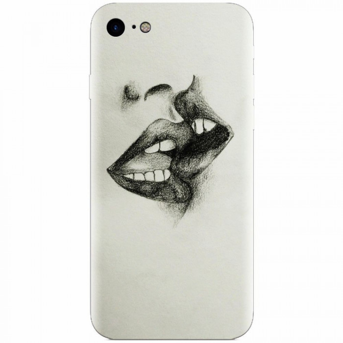 Husa silicon pentru Apple Iphone 5 / 5S / SE, Kiss