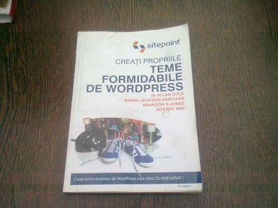 CREATI PROPRIILE TEME FORMIDABILE DE WORDPRESS - ALLAN COLE foto