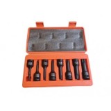 Set 8 Tubulare de impact varf torx T30 - T80, prindere 1/2, Cr-Mo