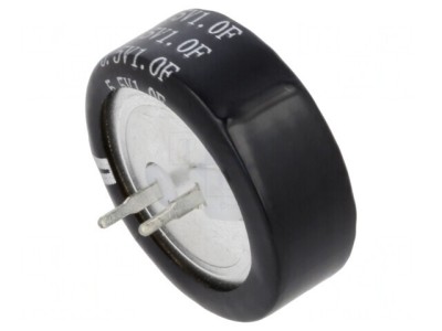 Supercondensator THT 1F 5,5V 21x7,5mm foto