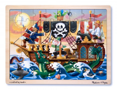 Melissa and Doug - Puzzle lemn Aventura Piratilor foto