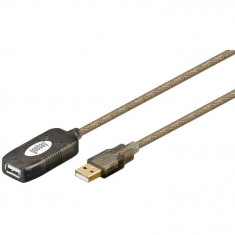 Cablu prelungitor activ USB 2.0 5m Goobay