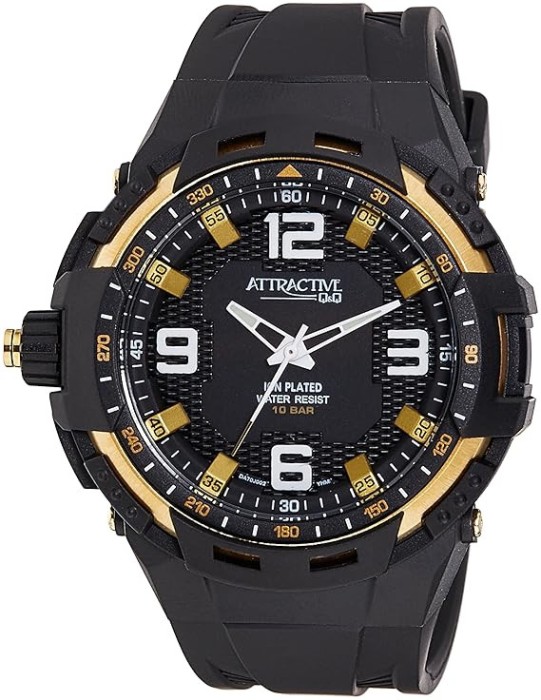 Ceas Barbati, Q&amp;Q by Citizen, Zippy DA70J002Y - Marime universala