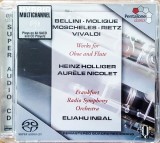 CD # SACD : Heinz Holliger, Aur&egrave;le Nicolet , Eliahu Inbal - Bellini*, Molique*, Moscheles*, Rietz*, Vivaldi* &ndash; Works For Oboe And Flute (VG+)