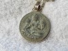 Argint MEDALION MASIV BUDDHA din teracota VECHI manopera EXCEPTIONALA splendid UNIC de colectie