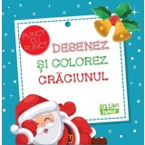 Desenez si colorez Craciunul. Punct cu punct - Editura Ars Libri