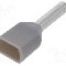 Terminal cu compresie, cablu 0.75mm2, cositorit, NINIGI - TUL-RI-TW-00708