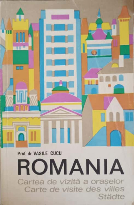 ROMANIA CARTEA DE VIZITA A ORASELOR. CARTE DE VISITE DES VILLES STADLE-VASILE CUCU-219961