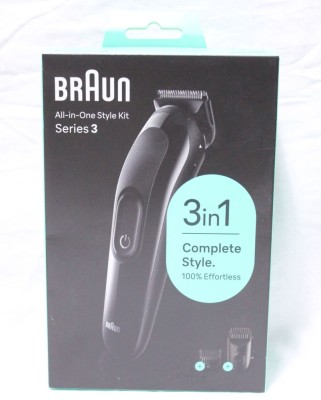 Aparat de tuns electric cu acumulator BRAUN SK2400 All In One 3 in 1 Series 3 foto