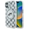 Husa MagSafe pentru Apple iPhone 16, Karl Lagerfeld, IML Monogram Karl &amp; Choupette&#039;s Heads, Transparenta