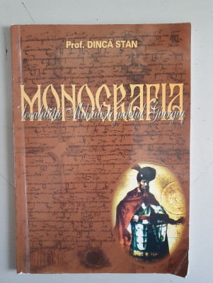 Dinca Stan - Monografia localitatii Mihailesti, judetul Giurgiu - dedicatie foto