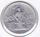 Romania 20 lei 1951, Aluminiu