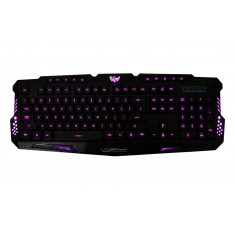 Tastatura gaming cu fir elSales ELS-M200 , taste iluminate , functii Multimedia , negru