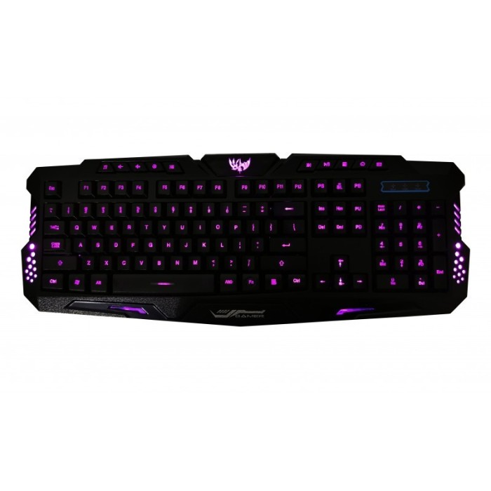 Tastatura gaming cu fir elSales ELS-M200 , taste iluminate , functii Multimedia , negru