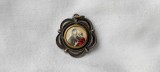 MEDALION FECIOARA MARIA cu PRUNCUL ISUS de colectie 1850 SPANIA splendid UNIC