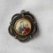 MEDALION FECIOARA MARIA cu PRUNCUL ISUS de colectie 1850 SPANIA splendid UNIC