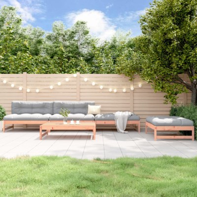 vidaXL Set mobilier relaxare de grădină, 5 piese, lemn masiv douglas 3186604 foto