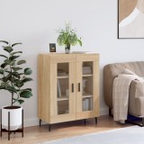 vidaXL Servantă, stejar sonoma, 69,5x34x90 cm, lemn compozit