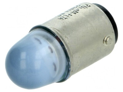 Lampă LED albastră 230V BA15D foto