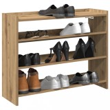 vidaXL Pantofar, stejar artizanal, 80x25x62 cm lemn prelucrat